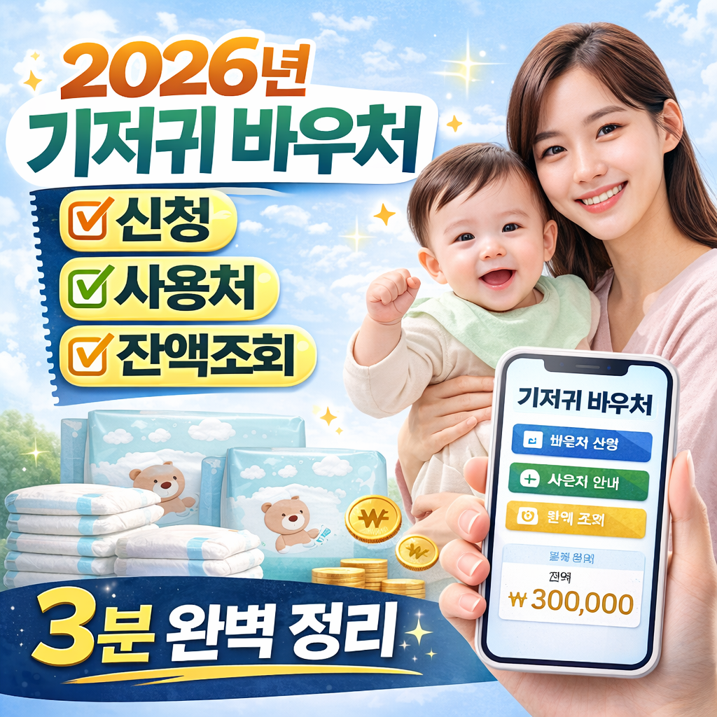 기저귀 바우처 이용가능 판매점 확인하러 가기