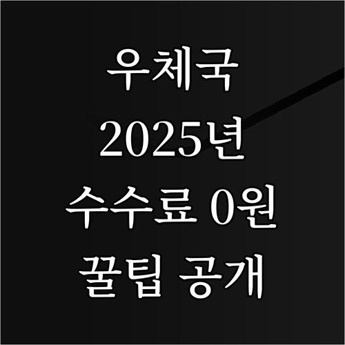 우체국 2025 금융 지원: 송금, ..