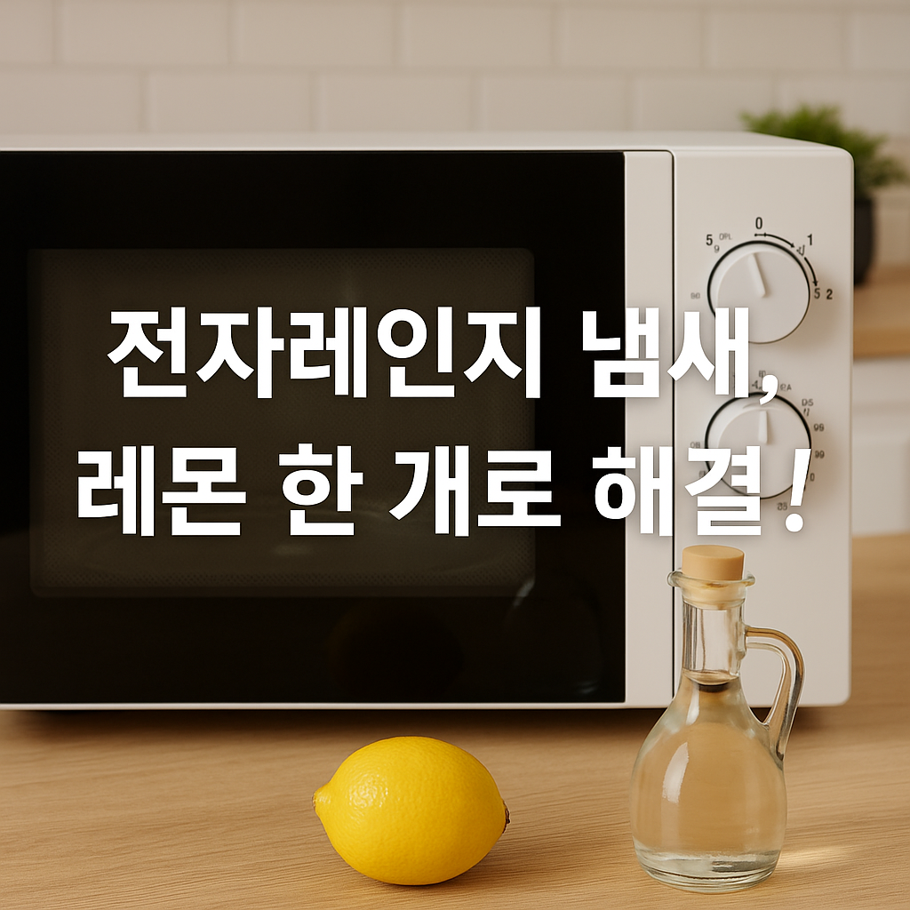 전자레인지 냄새 없애는 천연 세정 레시피 &ndash; 집에 있는 재료로 말끔히!