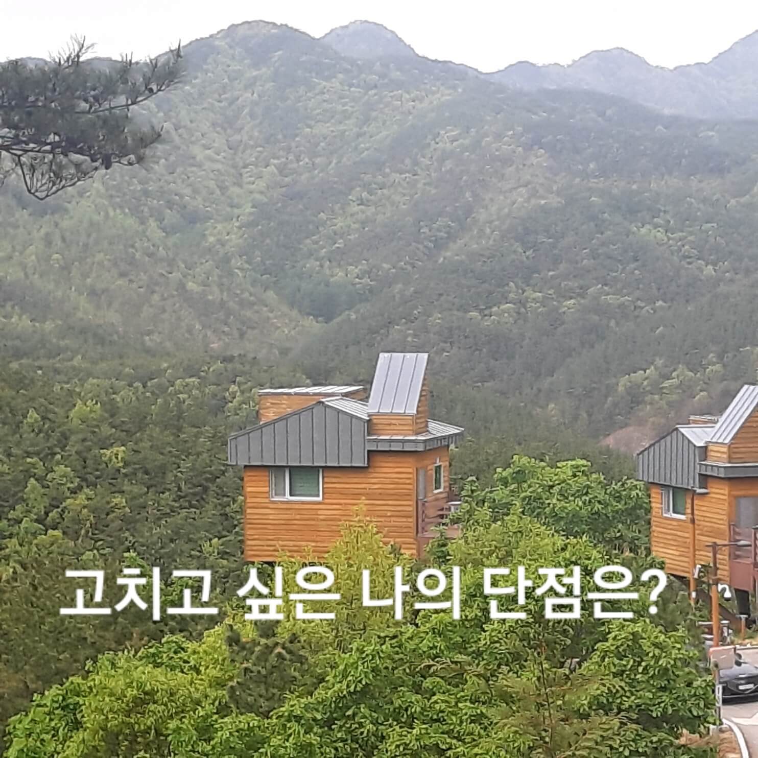 고치고싶은나의단점은