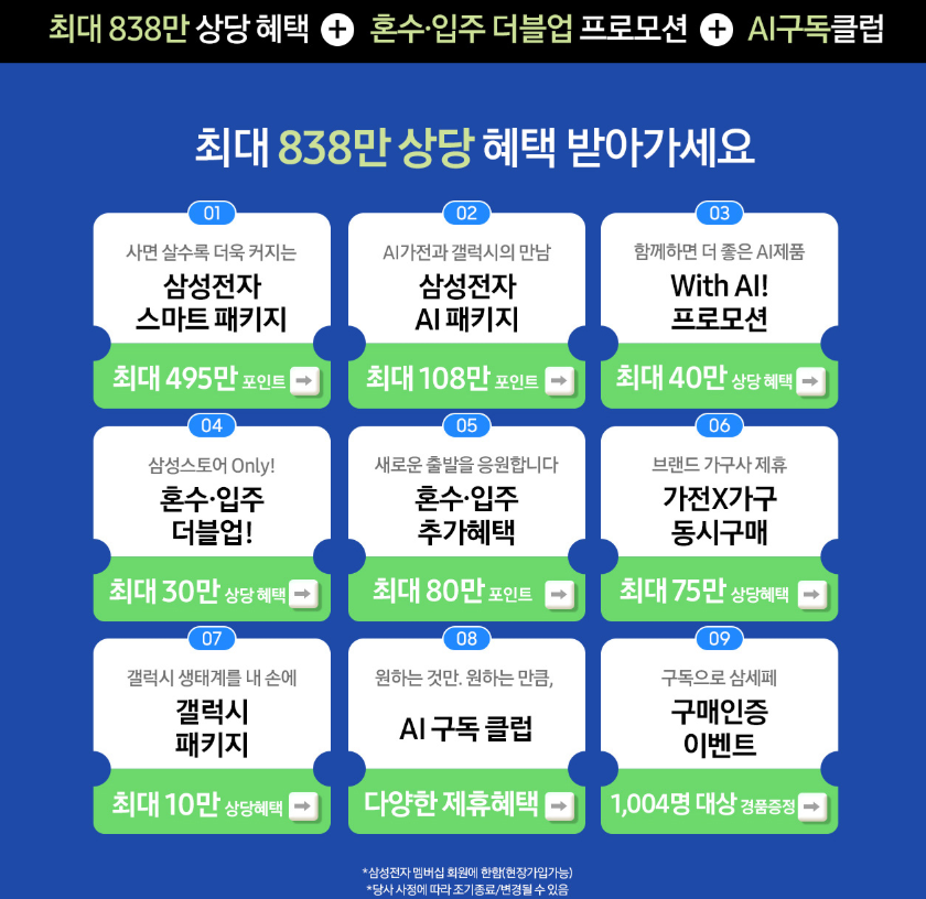 삼성전자 세일 페스타 2025, 놀라운 혜택의 시작! 할인정보 확인하기