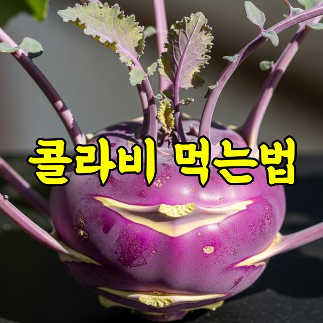 콜라비 먹는법 완벽 정리 생으로부터 요리까지 맛있게 즐기는 방법