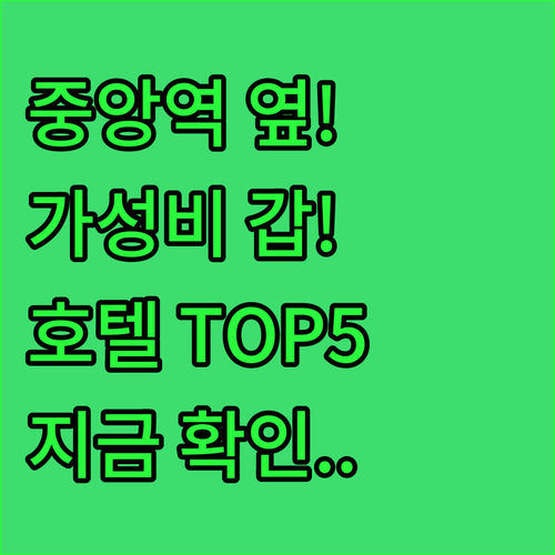 프랑크푸르트 호텔 추천 중앙역 근처 ..