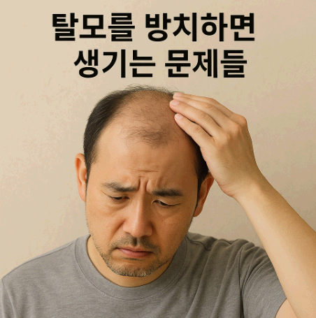 탈모를 방치하면 생기는 문제들