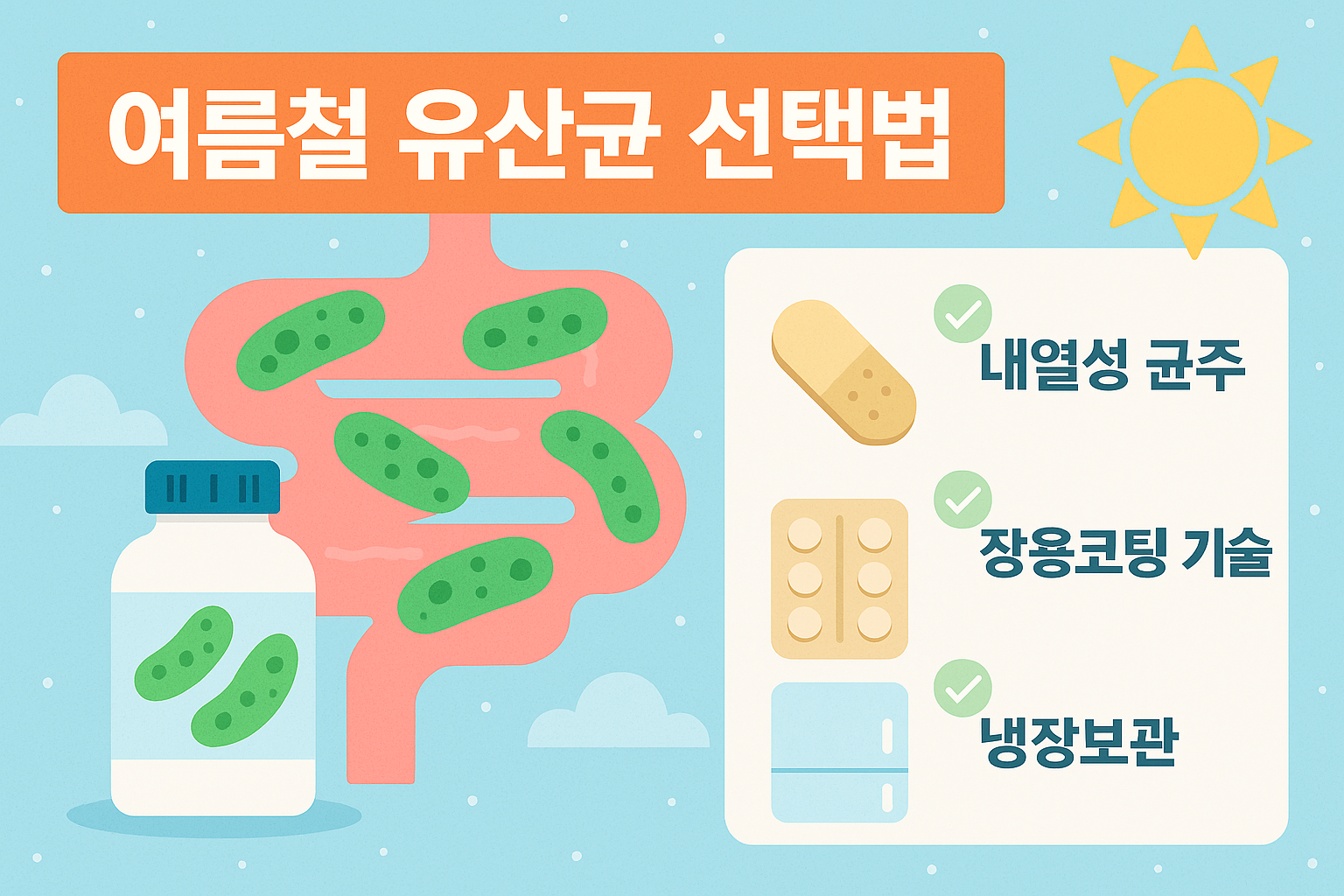"여름철 유산균"에 대한 이미지입니다.