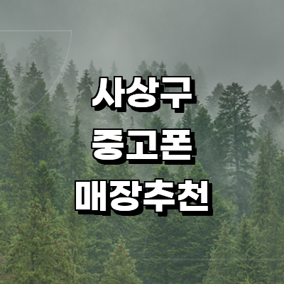 부산 사상구 중고폰