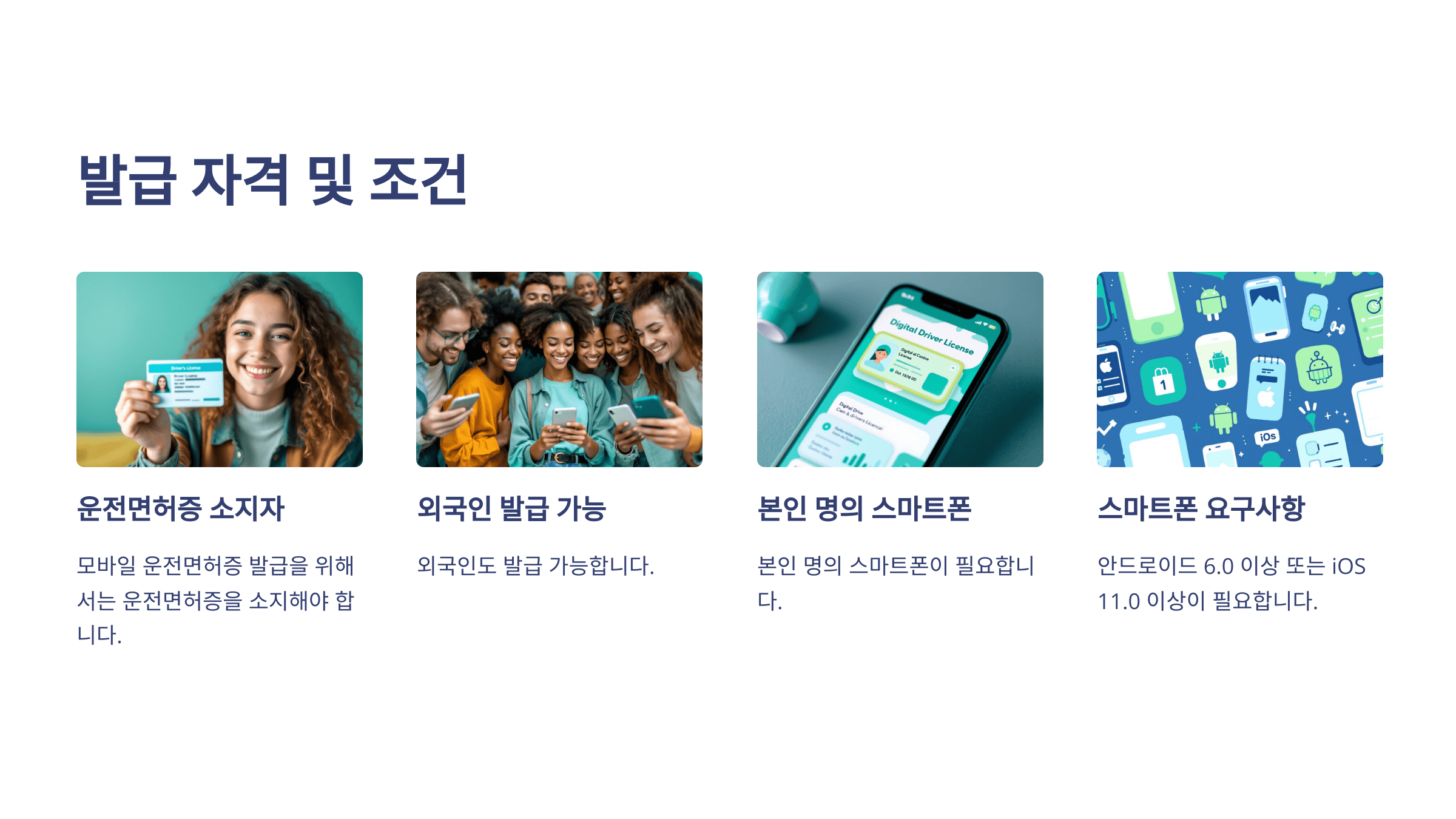 모바일(신분증) 운전면허증 신청발급,등록비용 및 사용 가이드 🚗📱