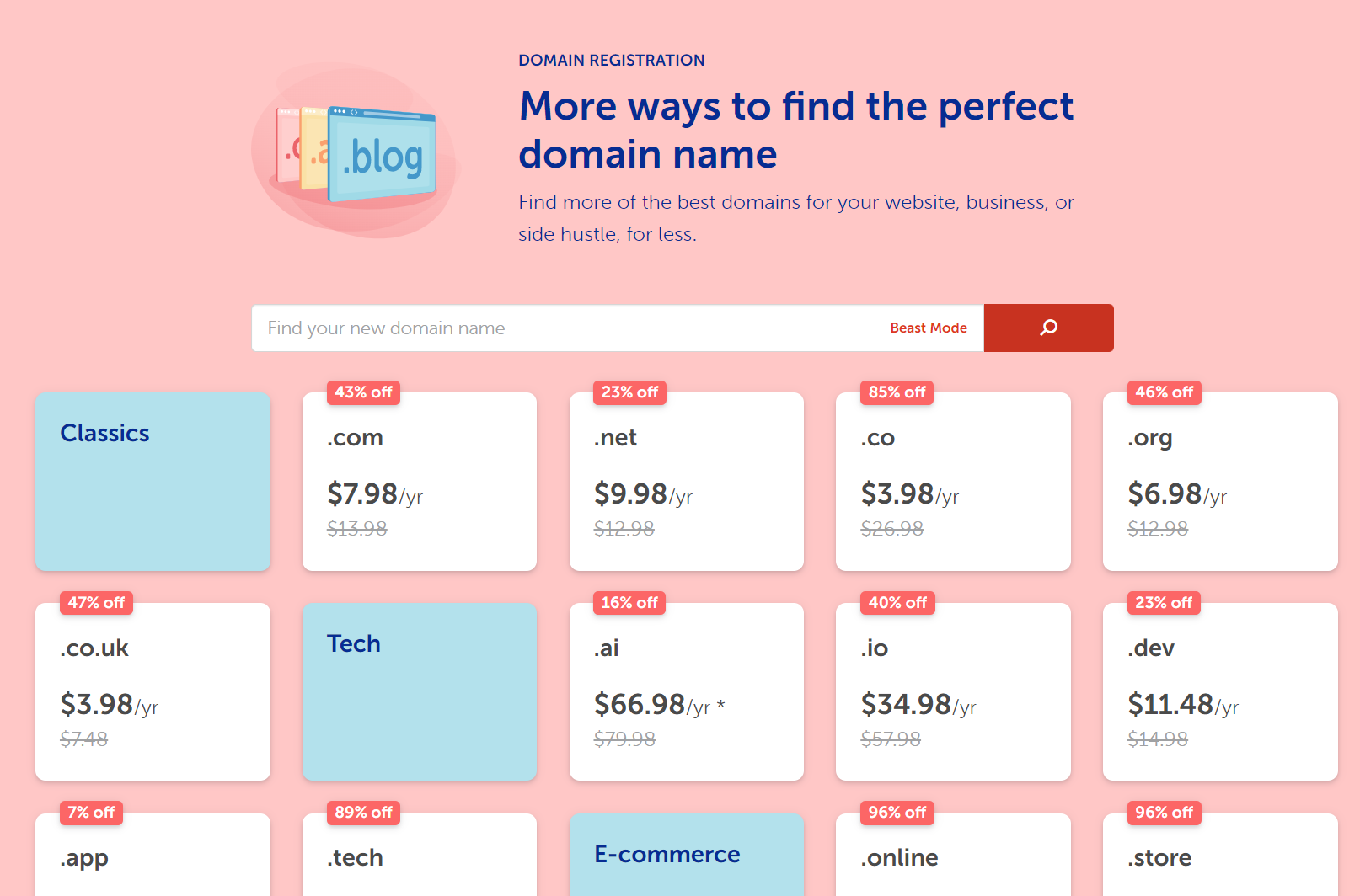 네임칩(Namecheap) 도메인 세일 (닷컴, 닷넷 도메인 등)