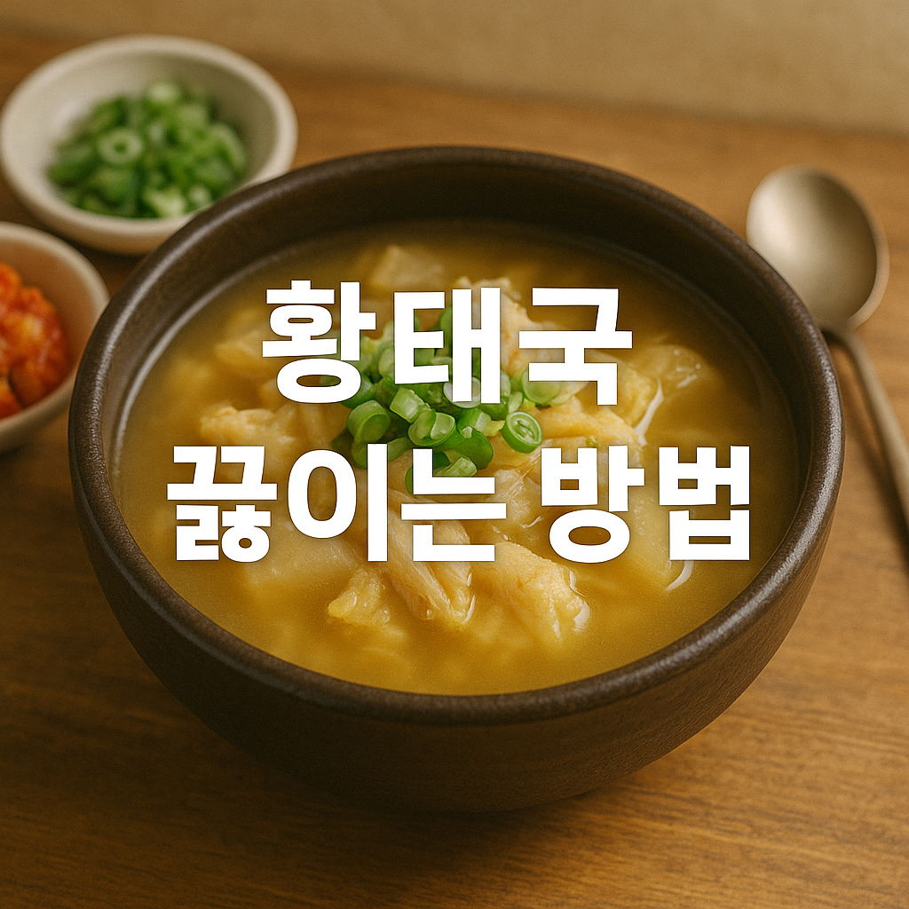 황태국 끓이는 방법