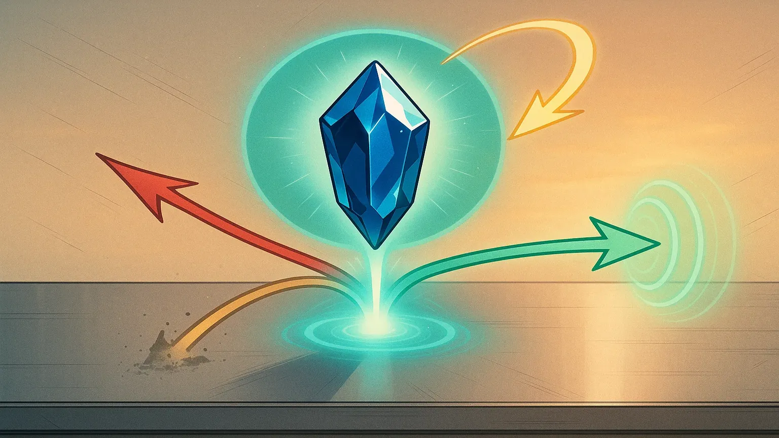 ISA 계좌 만기 선택지를 보여주는 분기점 다이어그램 - 연장, 해지, 연금전환의 3가지 화살표