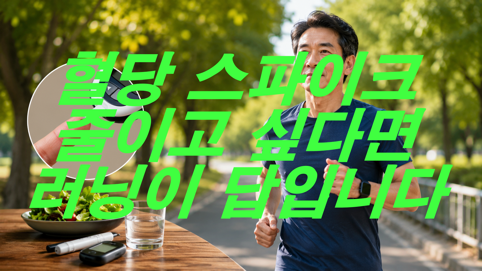 혈당 스파이크 줄이고 싶다면? 러닝이 답입니다