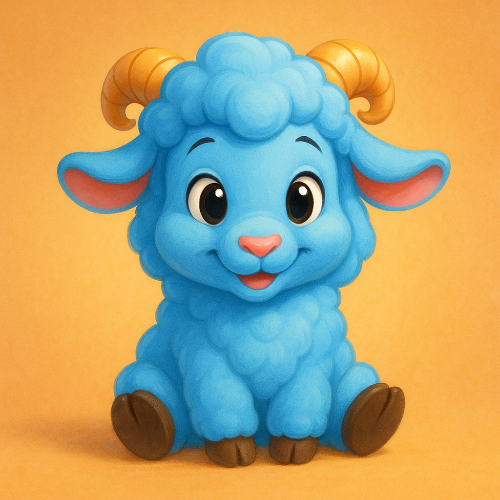 을미일주 '푸른 양'