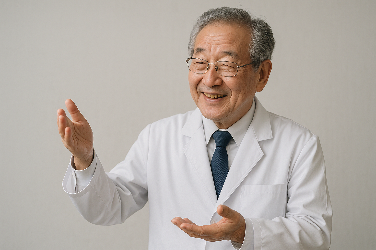 루테인 복용방법 설명하는 의사