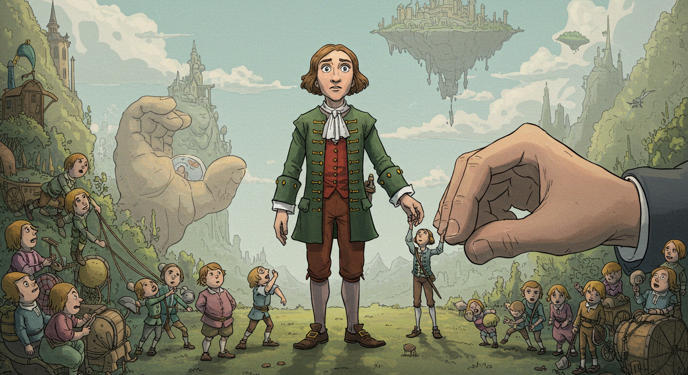 걸리버 여행기 줄거리: 시대를 초월한 모험과 숨겨진 풍자의 세계