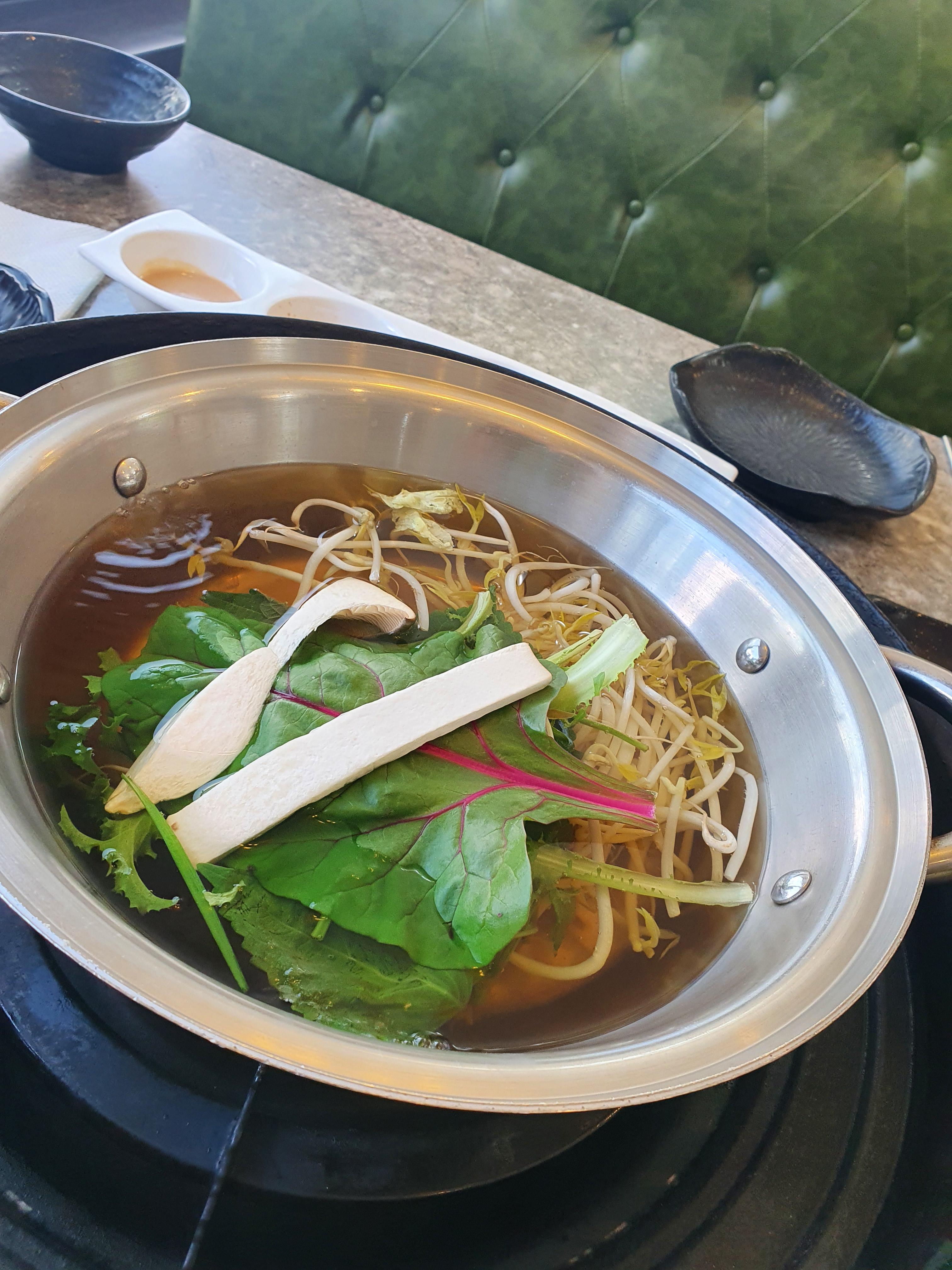 대정동 샤브 쌈주머니 소고샤브샤브 포트