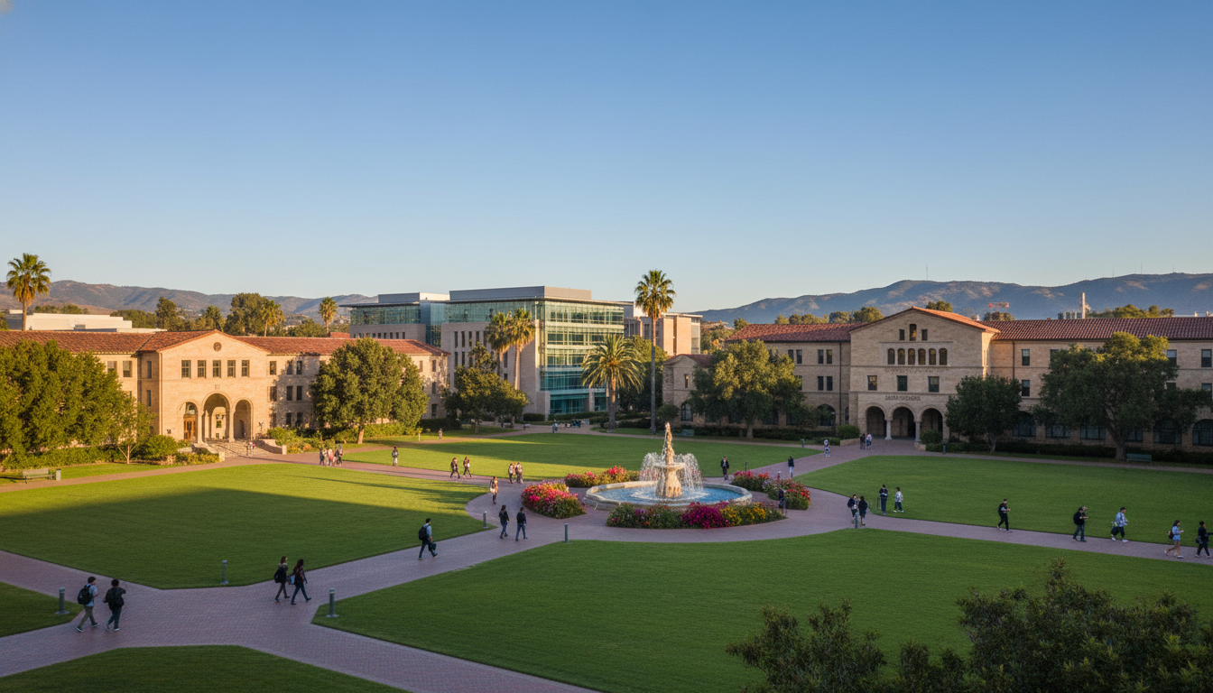 김병세 자녀들이 재학 중인 것으로 알려진 캘리포니아의 여유로운 명문 대학교 캠퍼스 풍경