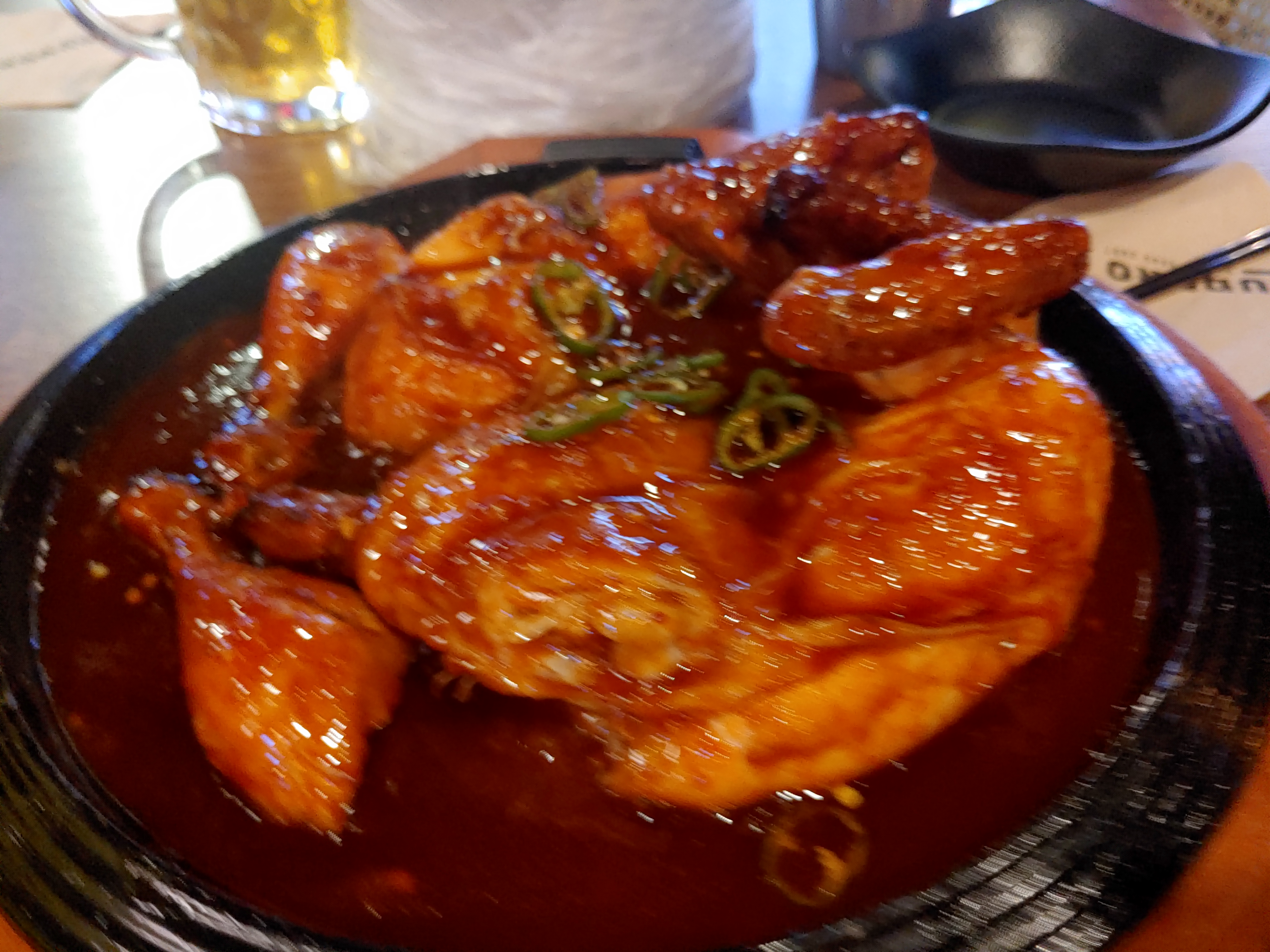 매콤양념통닭 