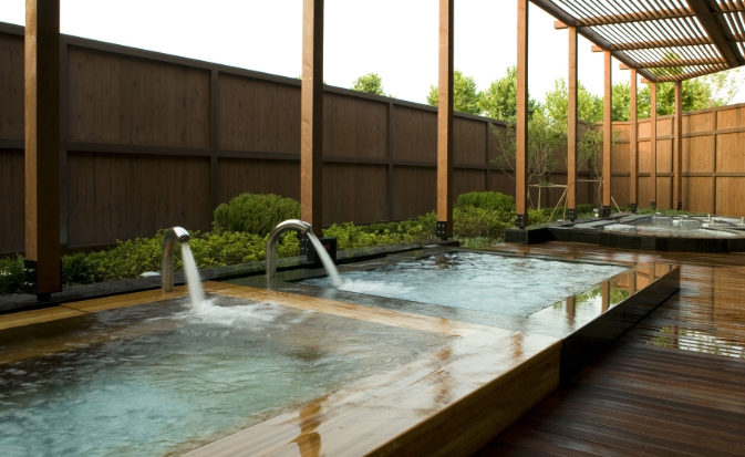 도고온천 히노끼탕