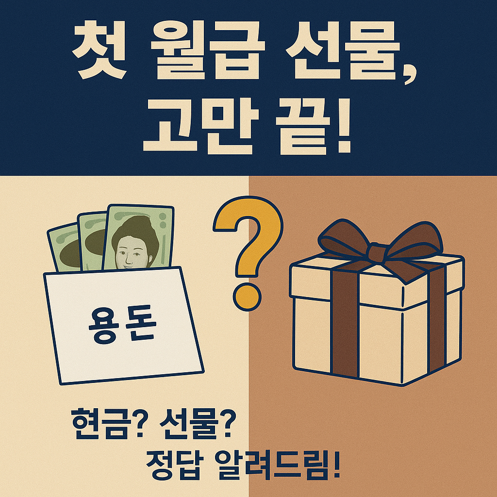 첫 월급 부모님 선물, 그냥 '용돈'으로 때우면 100% 후회합니다!