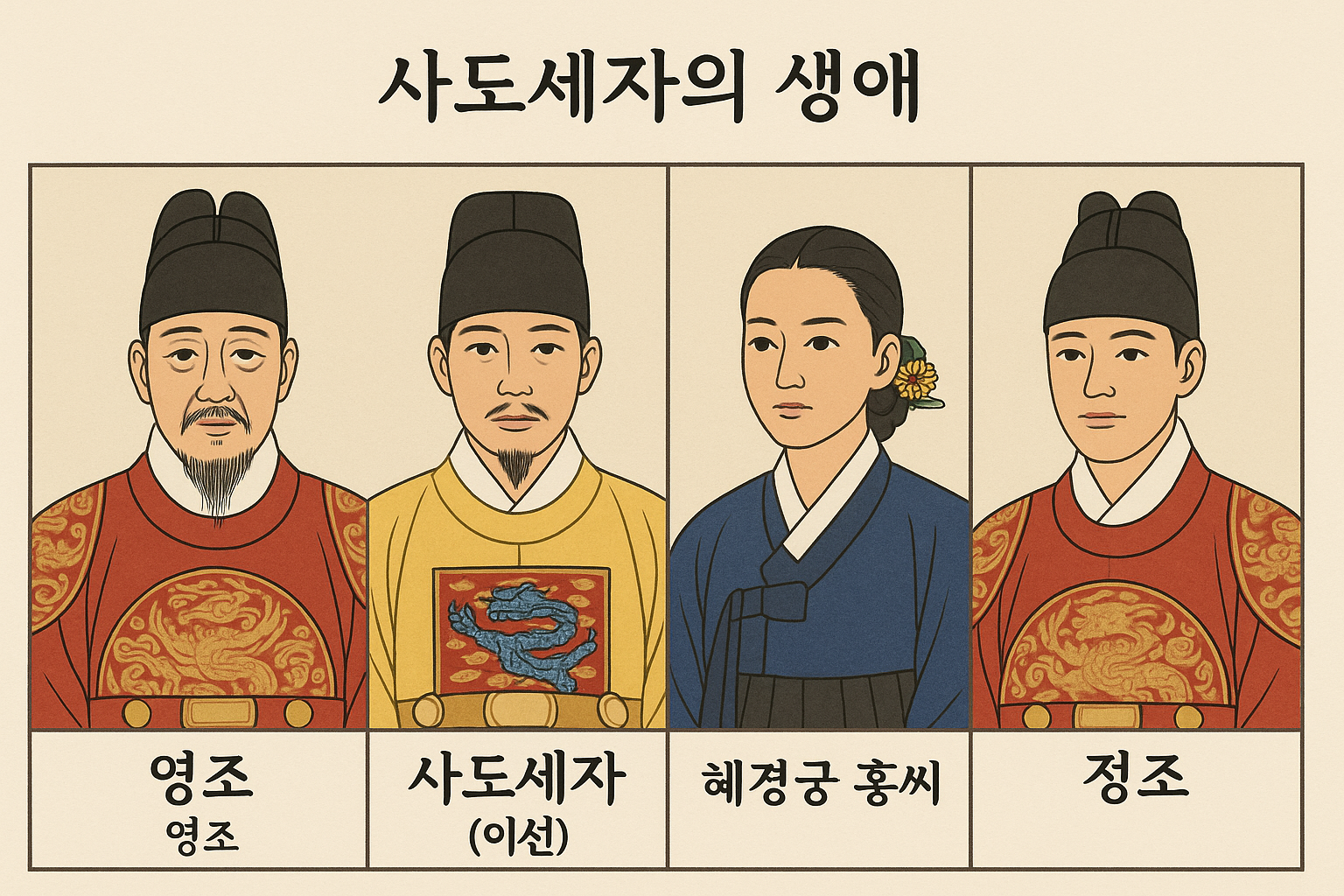 사도세자 가계도