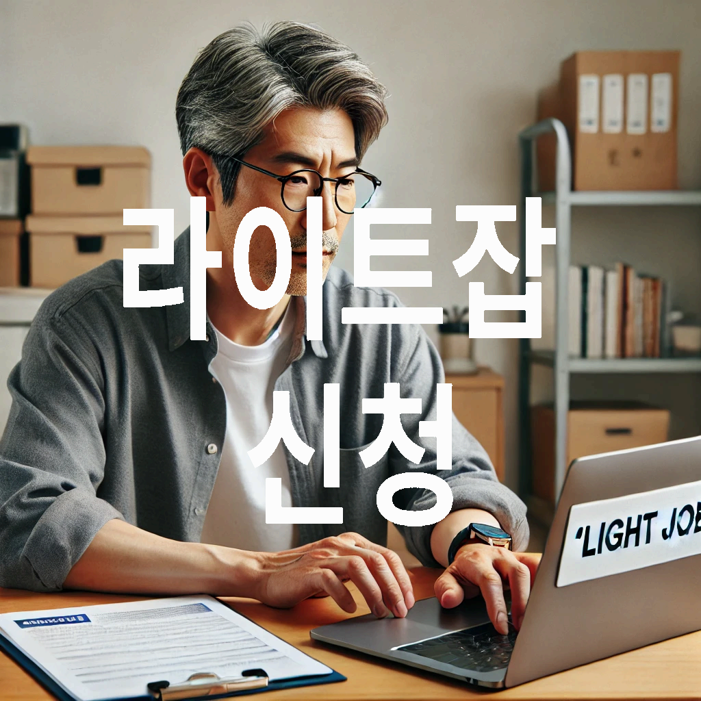 라이트잡 신청하기