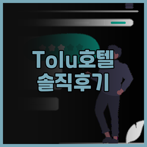 Tolu 호텔 후기 대방출! LA C..