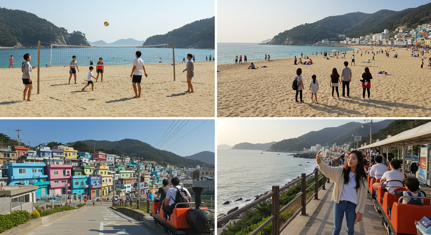 부산 해운대·광안리·감천마을