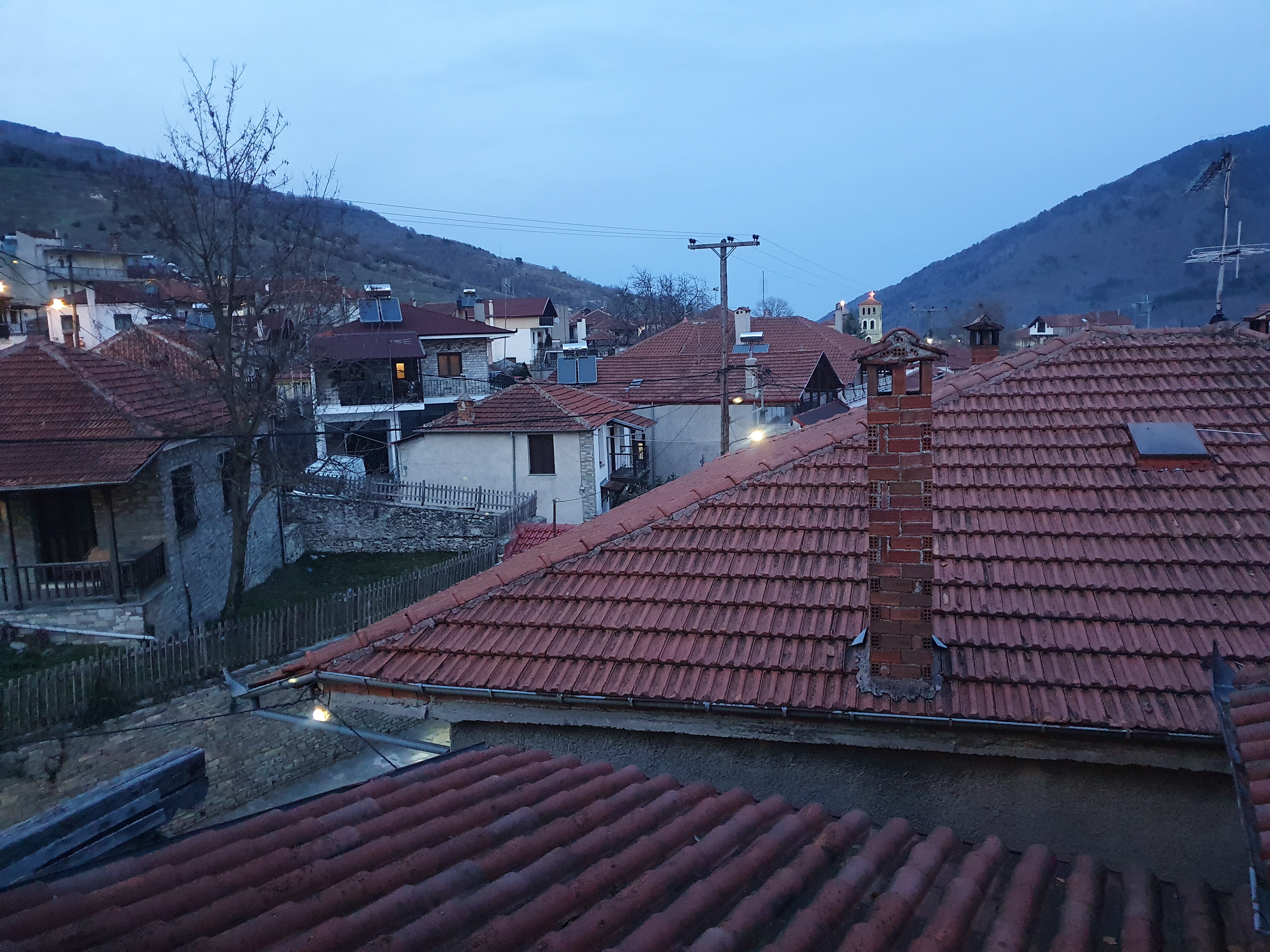 그리스 아기오스 디미트리오스 마을 전경