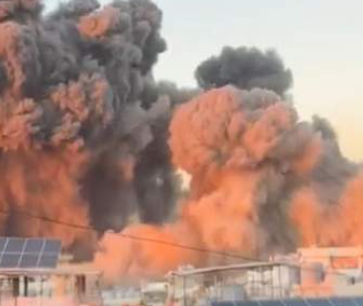 해즈볼라 본부 정밀 공습