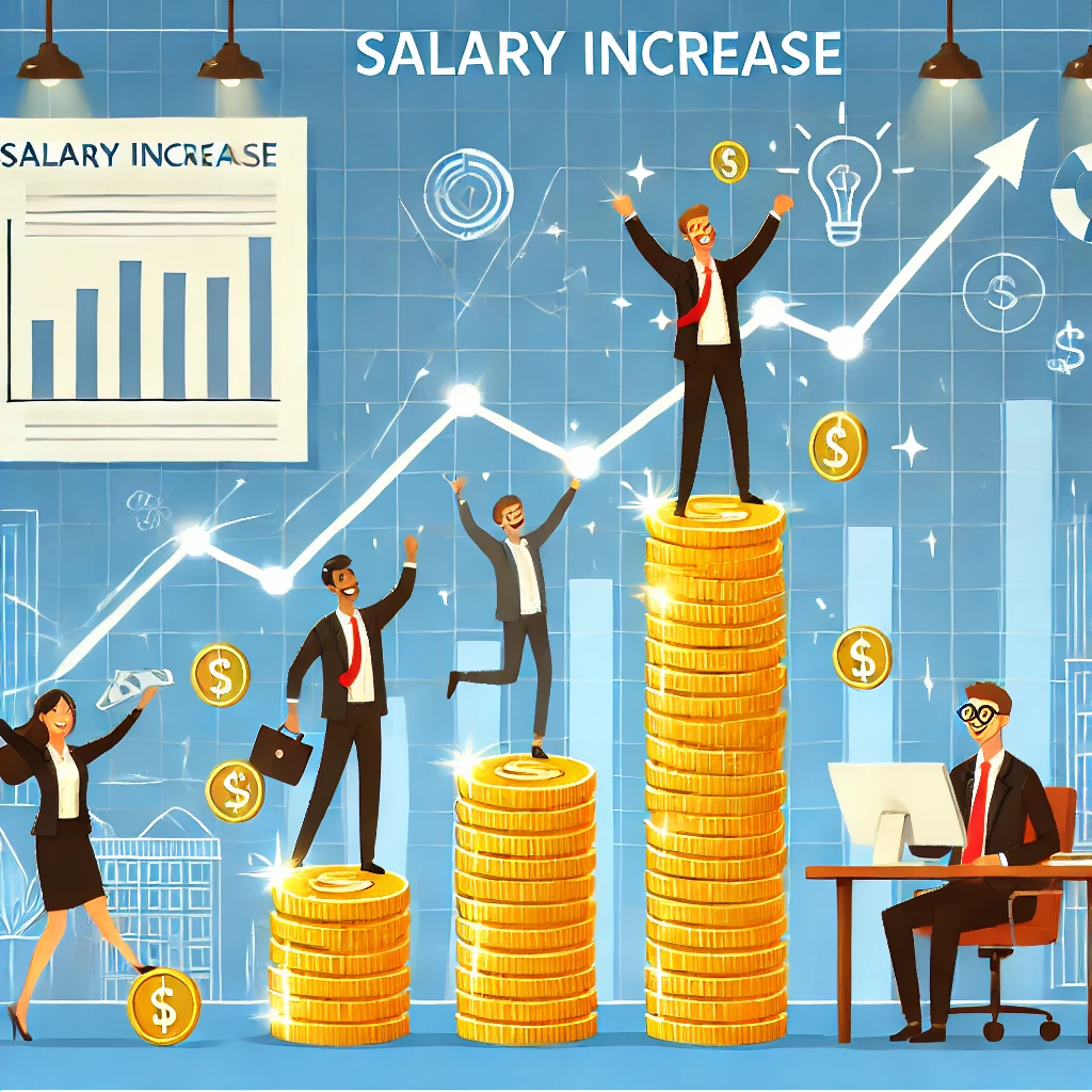 2025년 공무원 급여 전망, 급여 인상 그림