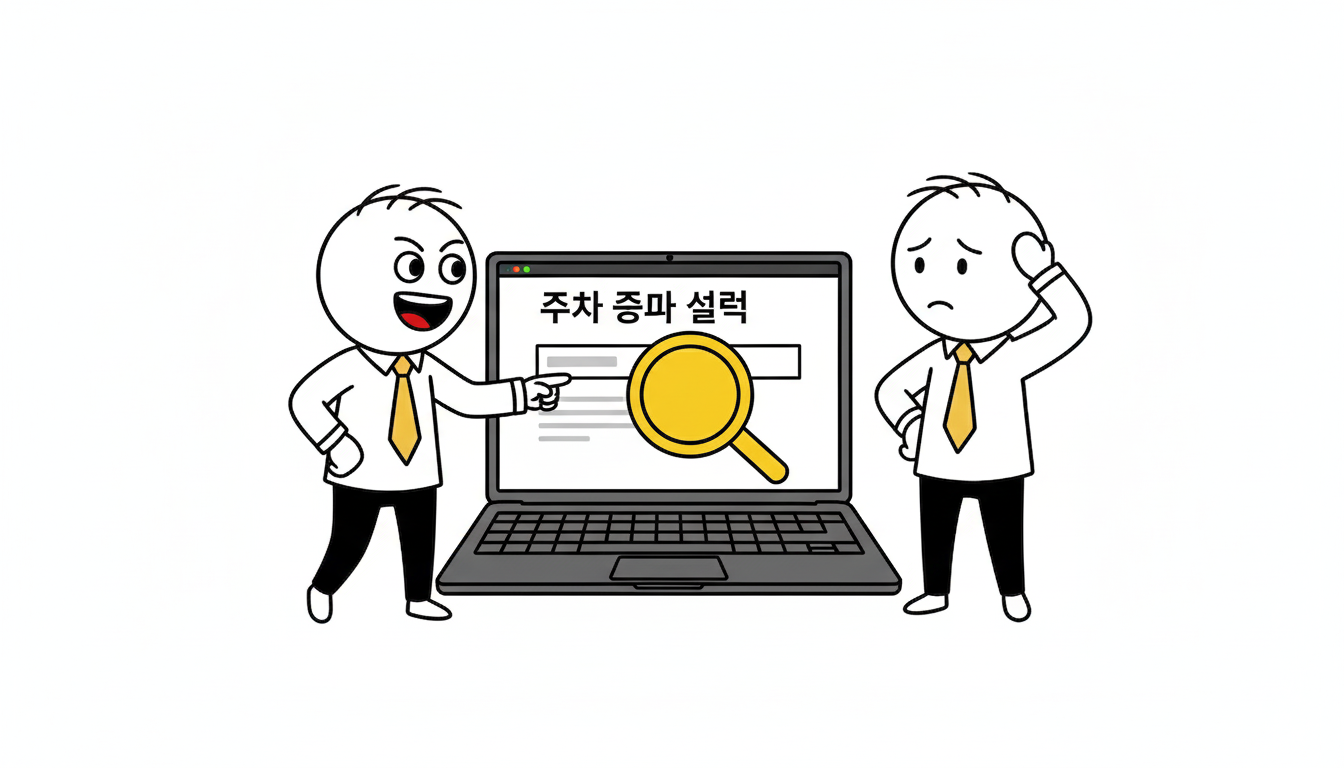 지자체 주차정보시스템 5부제 적용 여부 검색