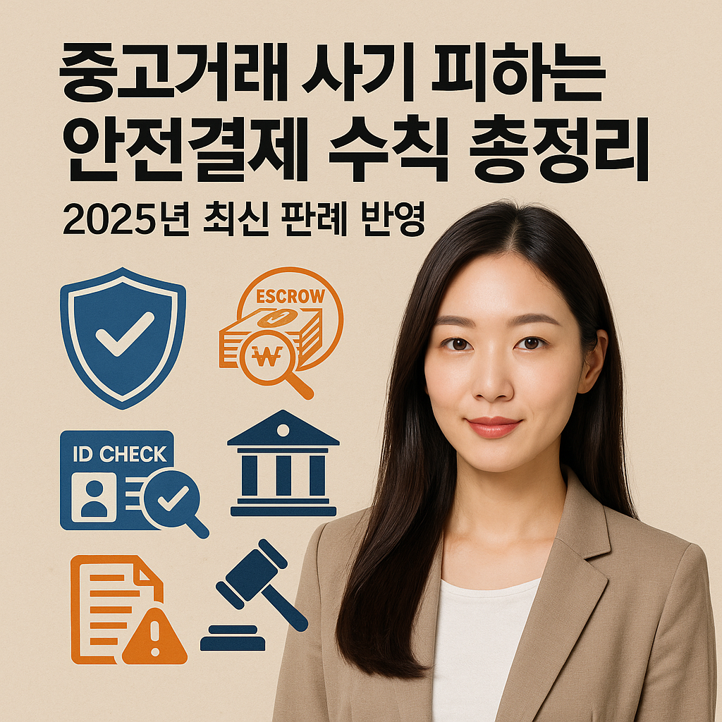 중고거래 사기 피하는 안전결제 수칙 총정리 ｜ 2025년 최신 판례 반영