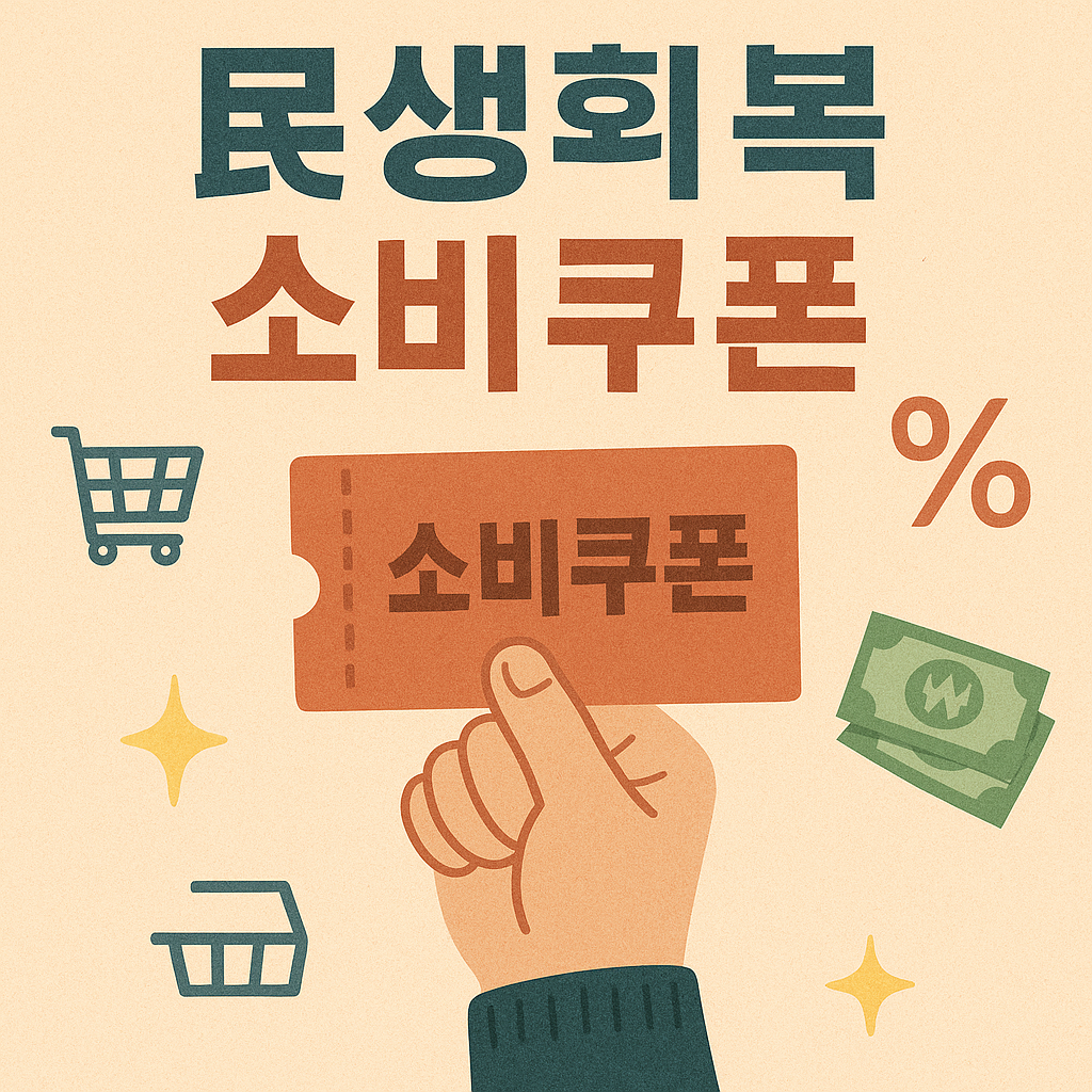 민생회복 소비쿠폰 카드신청