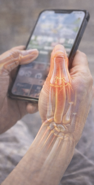 스마트폰 과사용, 왜 손가락 통증을 유발할까? 관련 사진