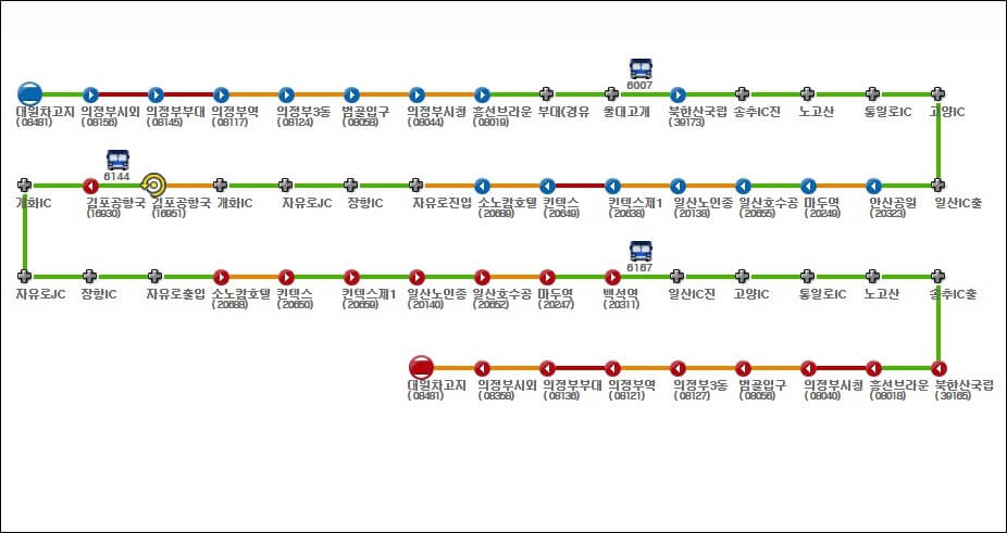 7300번-공항버스-노선표
