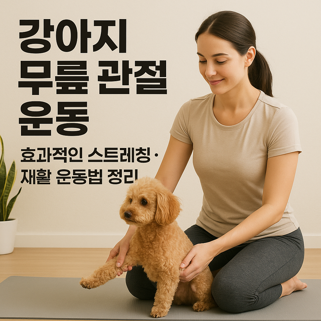 [건강 관리] 강아지 무릎 관절 운동 ｜ 효과적인 스트레칭·재활 운동법 정리