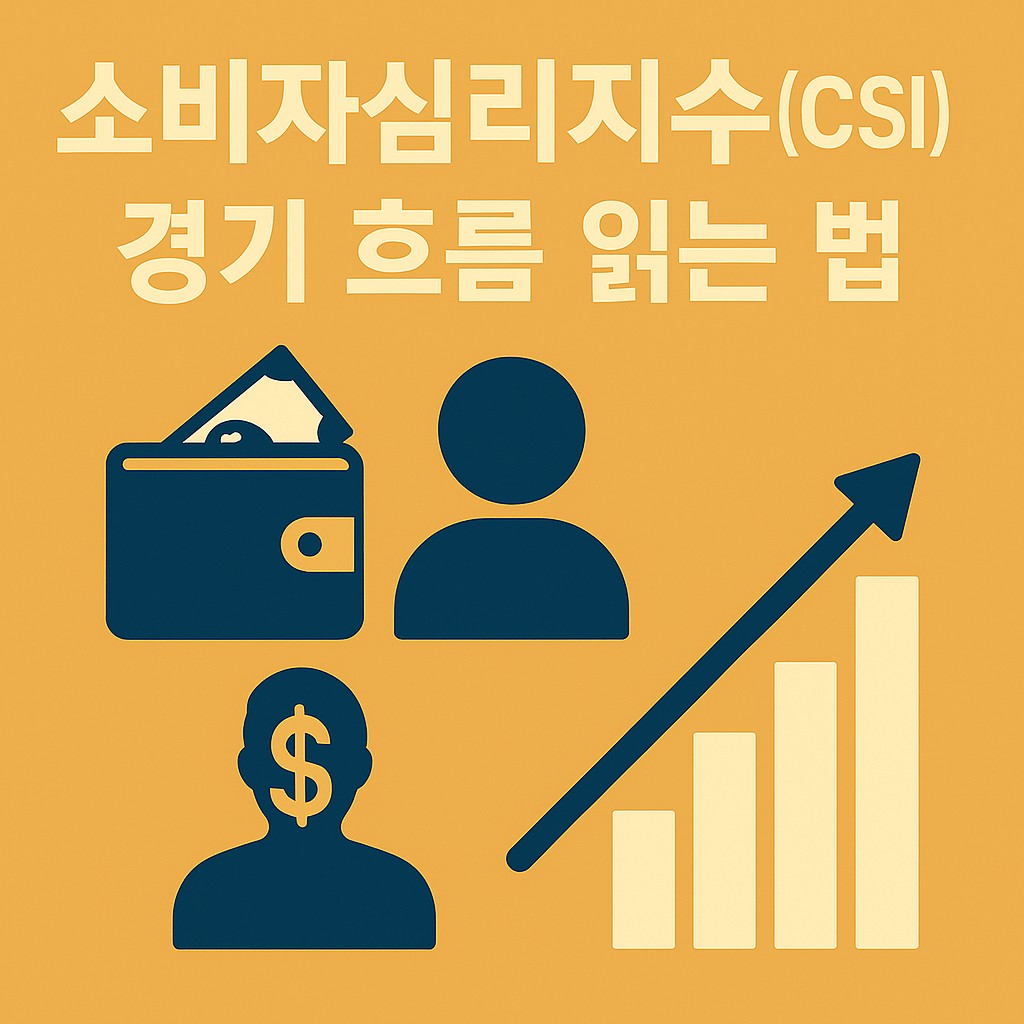소비자심리지수(CSI)로 경기 흐름 읽는 법