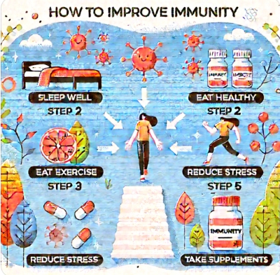 면역력 향상을 위한 일상 루틴
