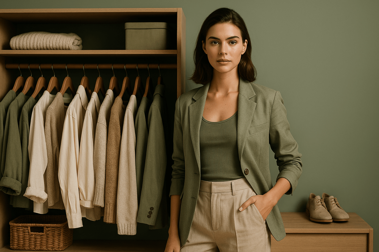 “지속가능한 라이프스타일을 위한 스마트한 옷장 구성”