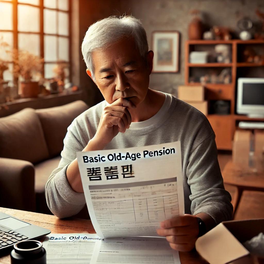 기초노령연금 문의