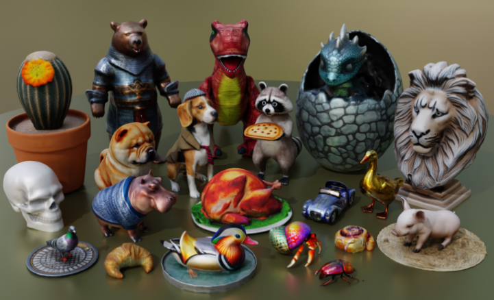 Meta 3D Gen은 AI를 통해 고품질 3D 자산을 신속하게 생성(출처-Meta)