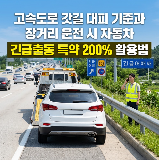 고속도로 갓길 대피 기준과 장거리 운전