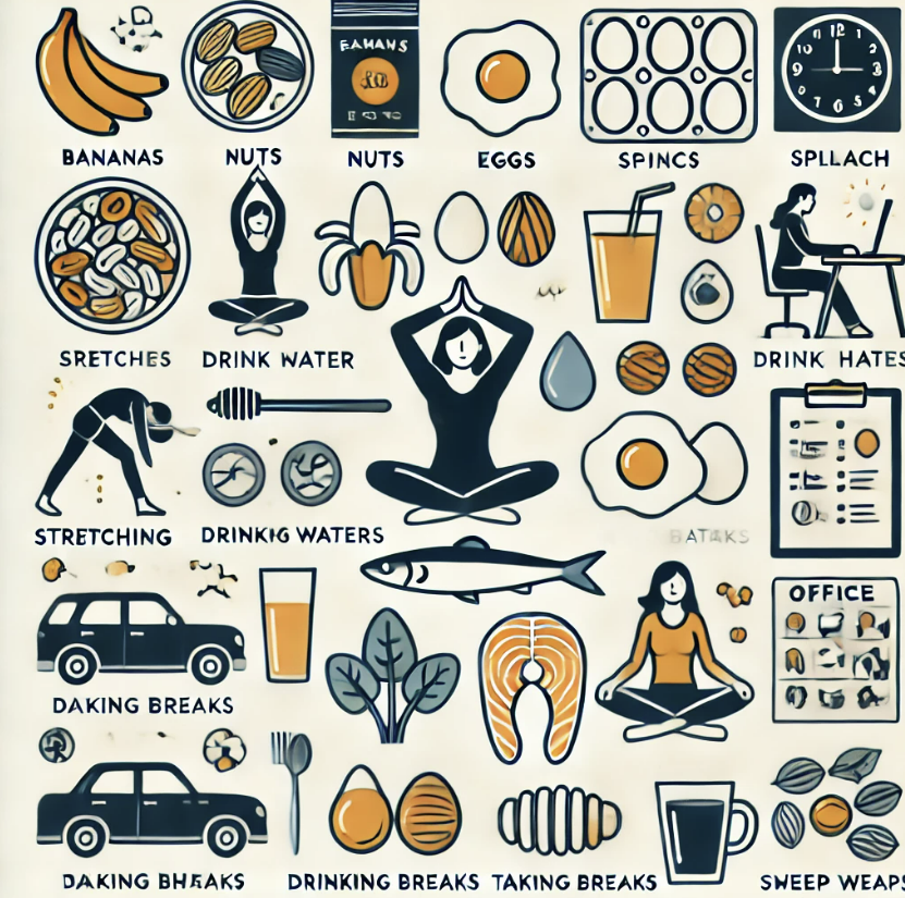 야근많은 직장인 피로 극복 음식과 루틴