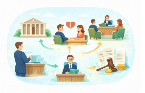 재판이혼 절차 한눈에 보기