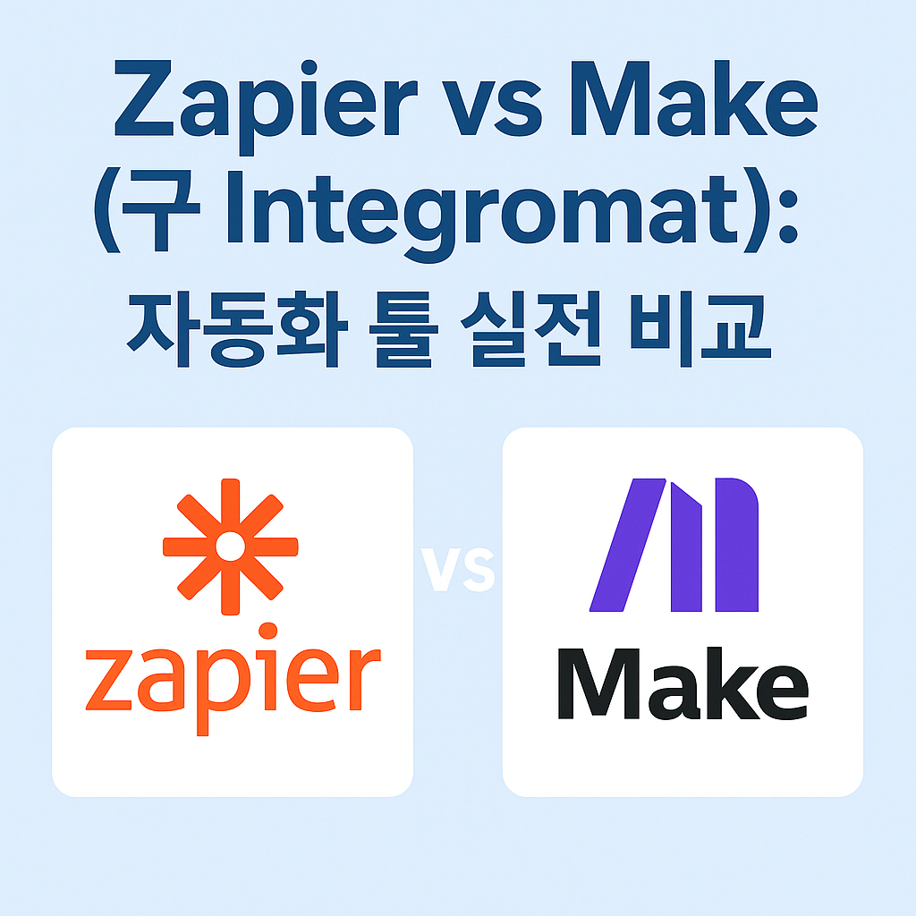 Zapier vs Make: 자동화 툴 실전 비교