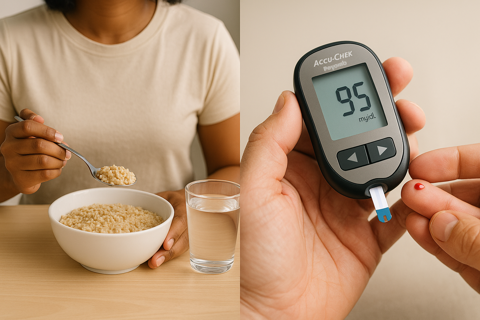 귀리밥, 혈당 조절