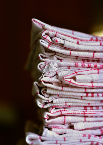 주방에서 종이타올 대신 사용하는 대체품