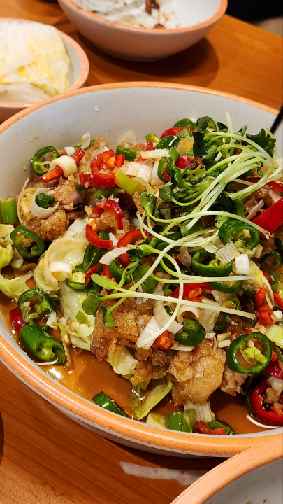 한티역 맛집 참바른중식당 깐풍기와 크림 새우