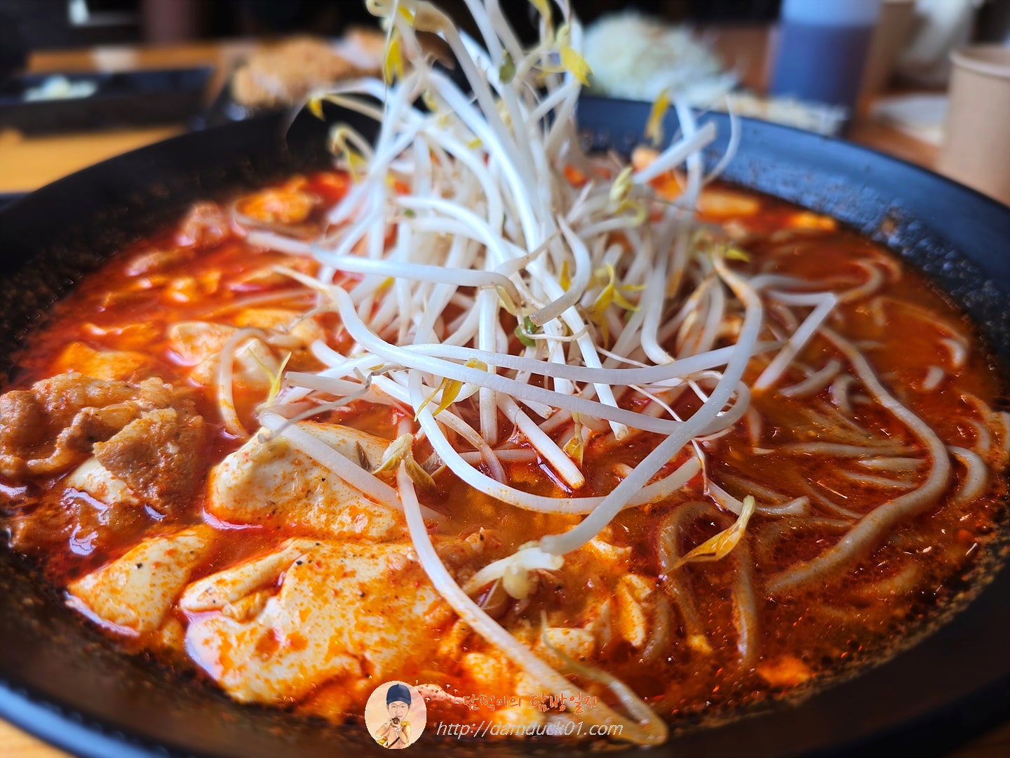 짬뽕순두부소바정식(짬뽕순두부소바+돈가스single)