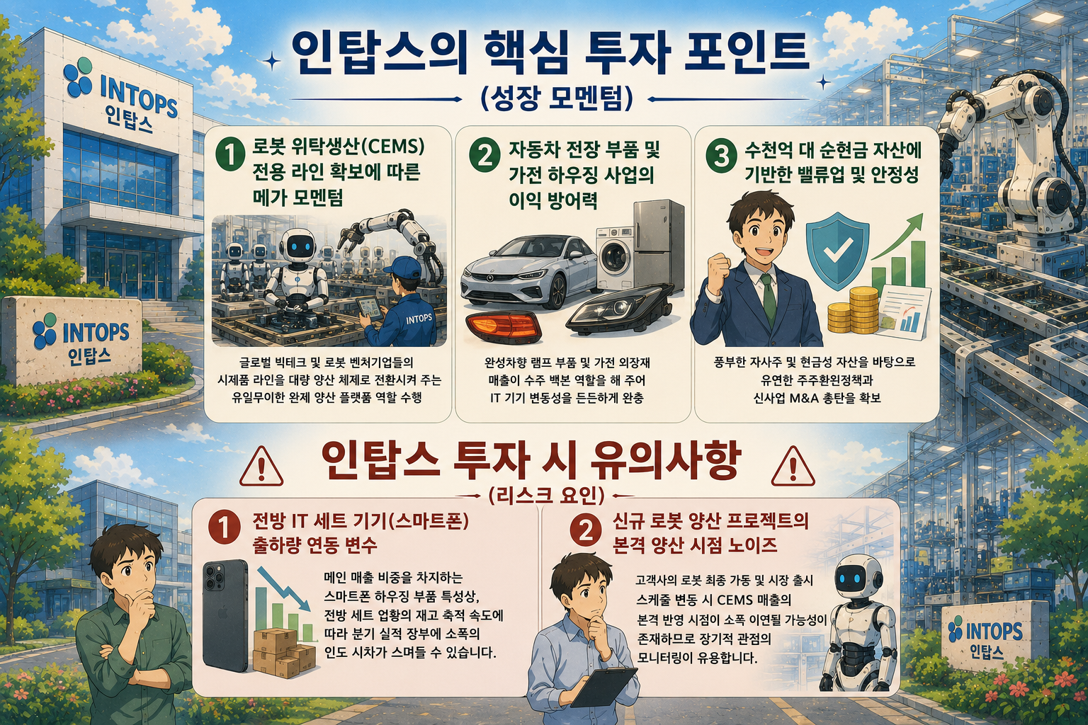 인탑스 투자 포인트와 리스크 요인